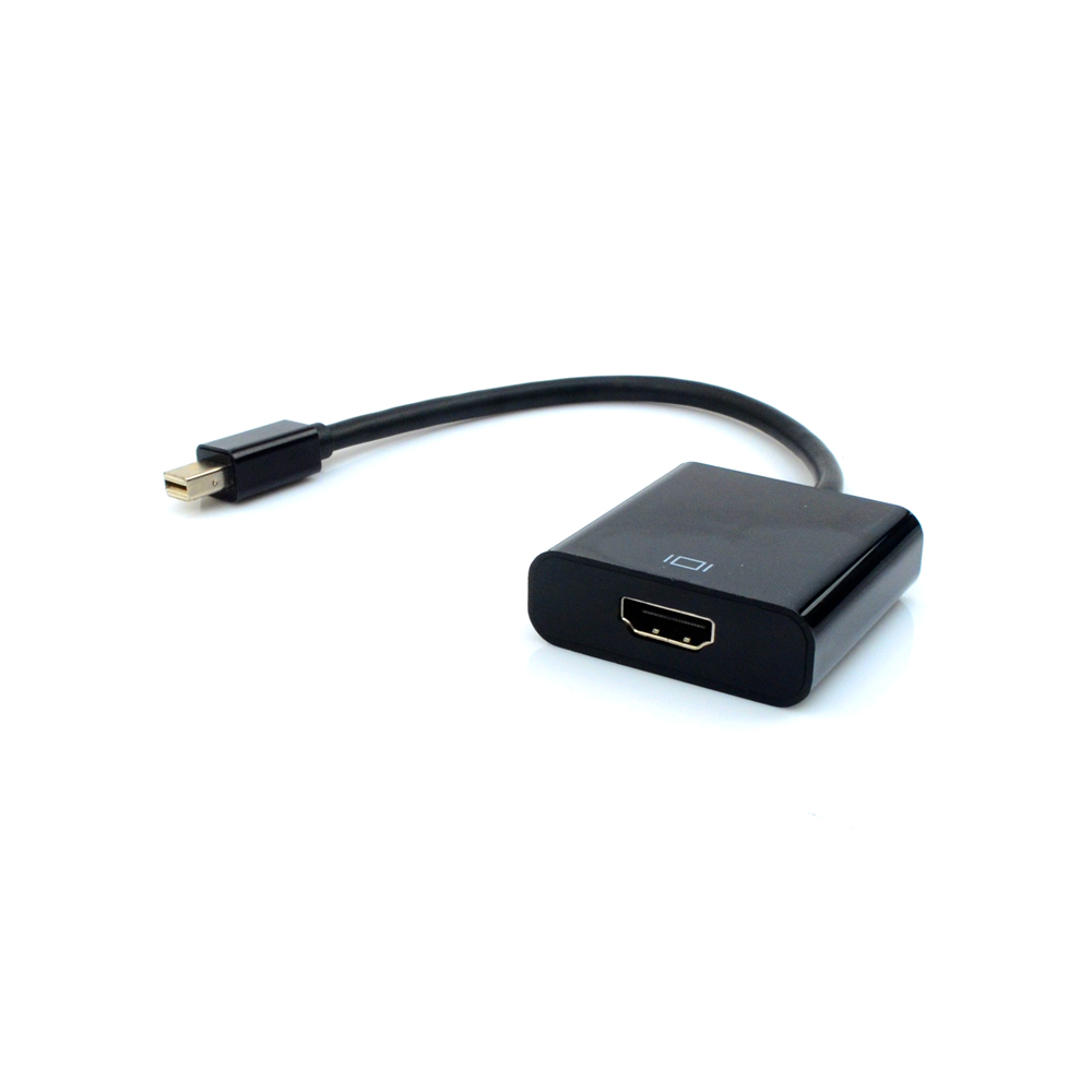 Adaptador Mini Displayport M / HDMI F, PLUSCABLE ADP-MDPHDMI110BK