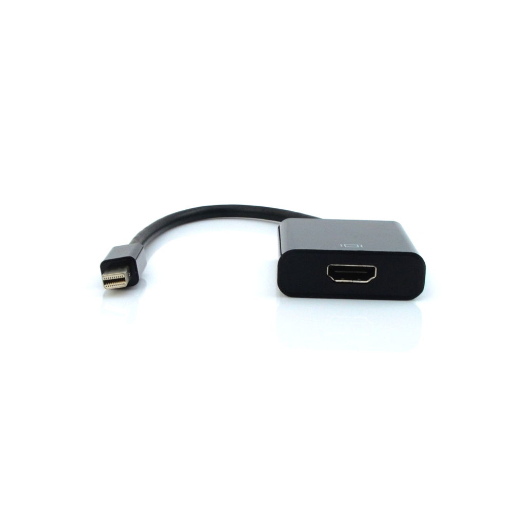 Adaptador Mini Displayport M / HDMI F, PLUSCABLE ADP-MDPHDMI110BK - Imagem 2